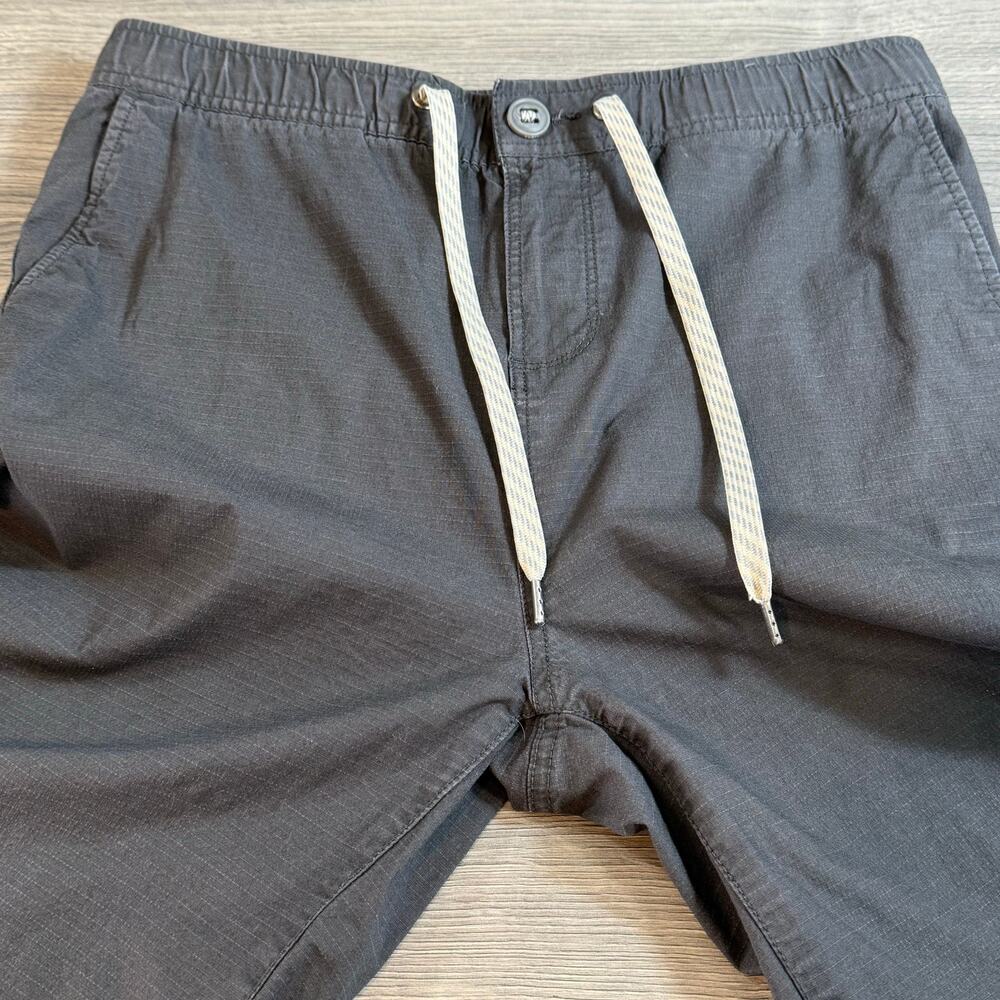 Vuori Rip Stop Pant Size M Wide Leg Cropped Comfort Travel Athleisure VW416 Gray - Picture 6 of 16